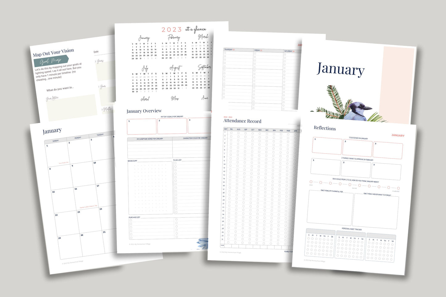 Homeschool Planner -Printed (Misprint)