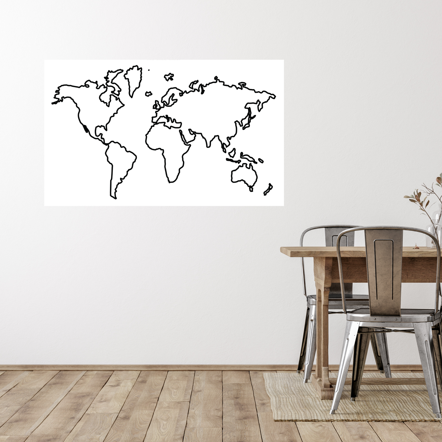 Dry Erase Maps – World & USA States Map Set
