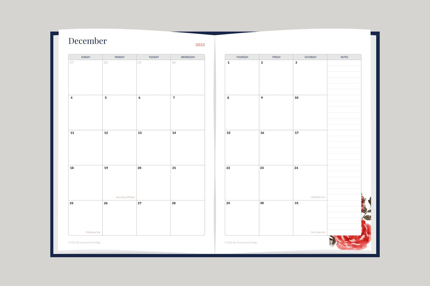 Homeschool Planner -Printed (Misprint)