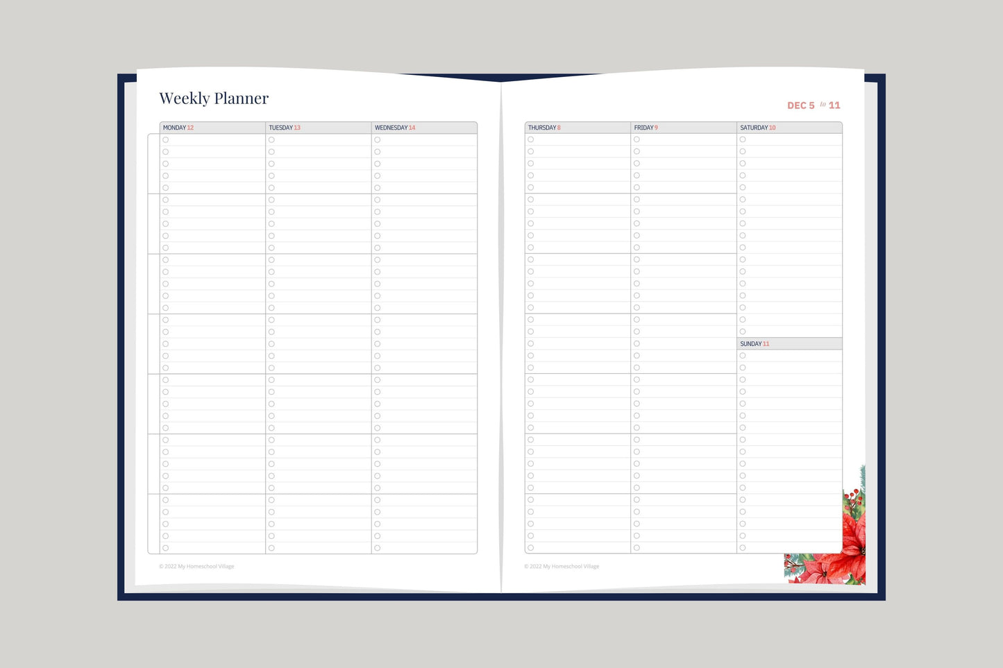 Homeschool Planner -Printed (Misprint)