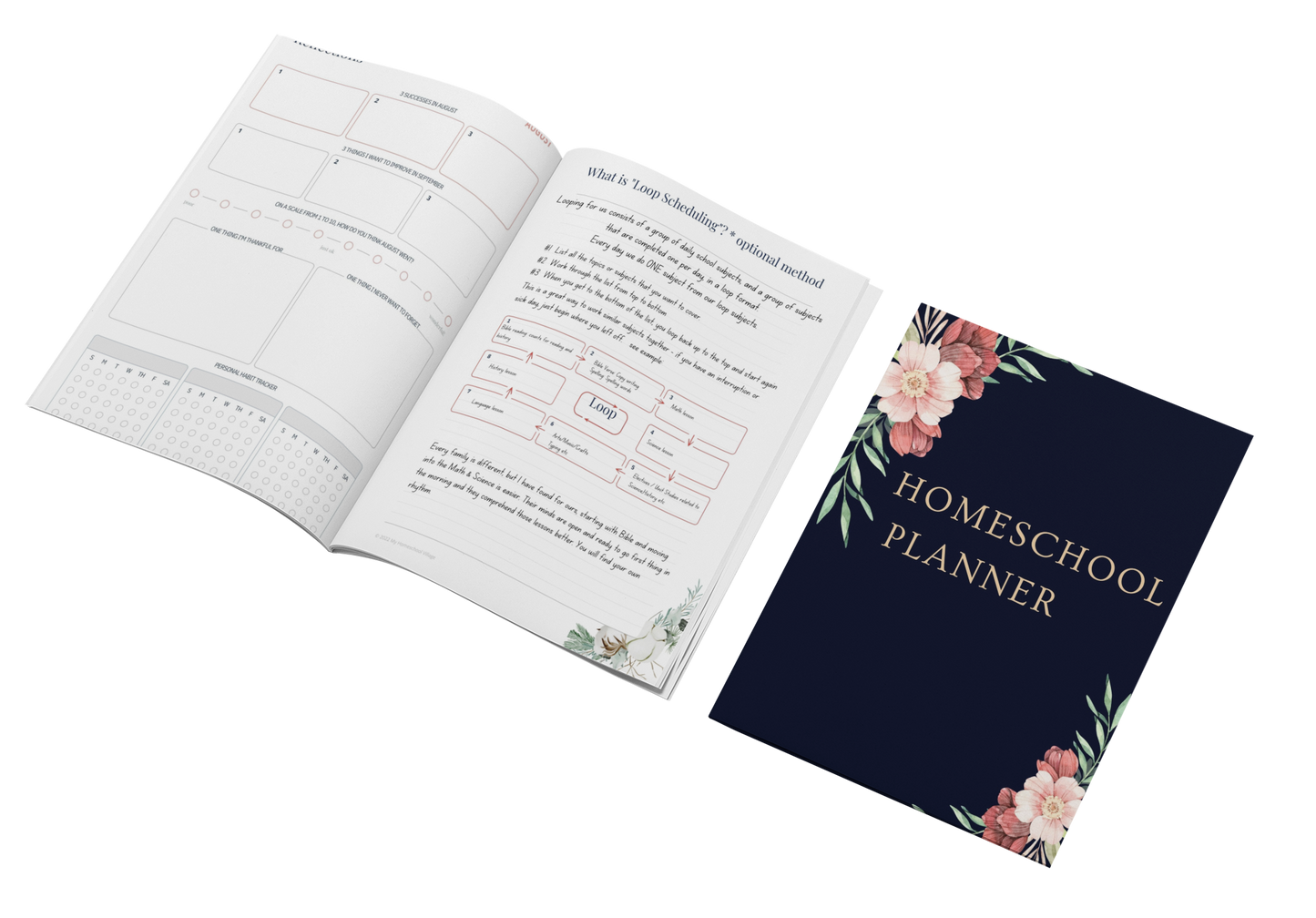 18 month Homeschool Planner - undated digital