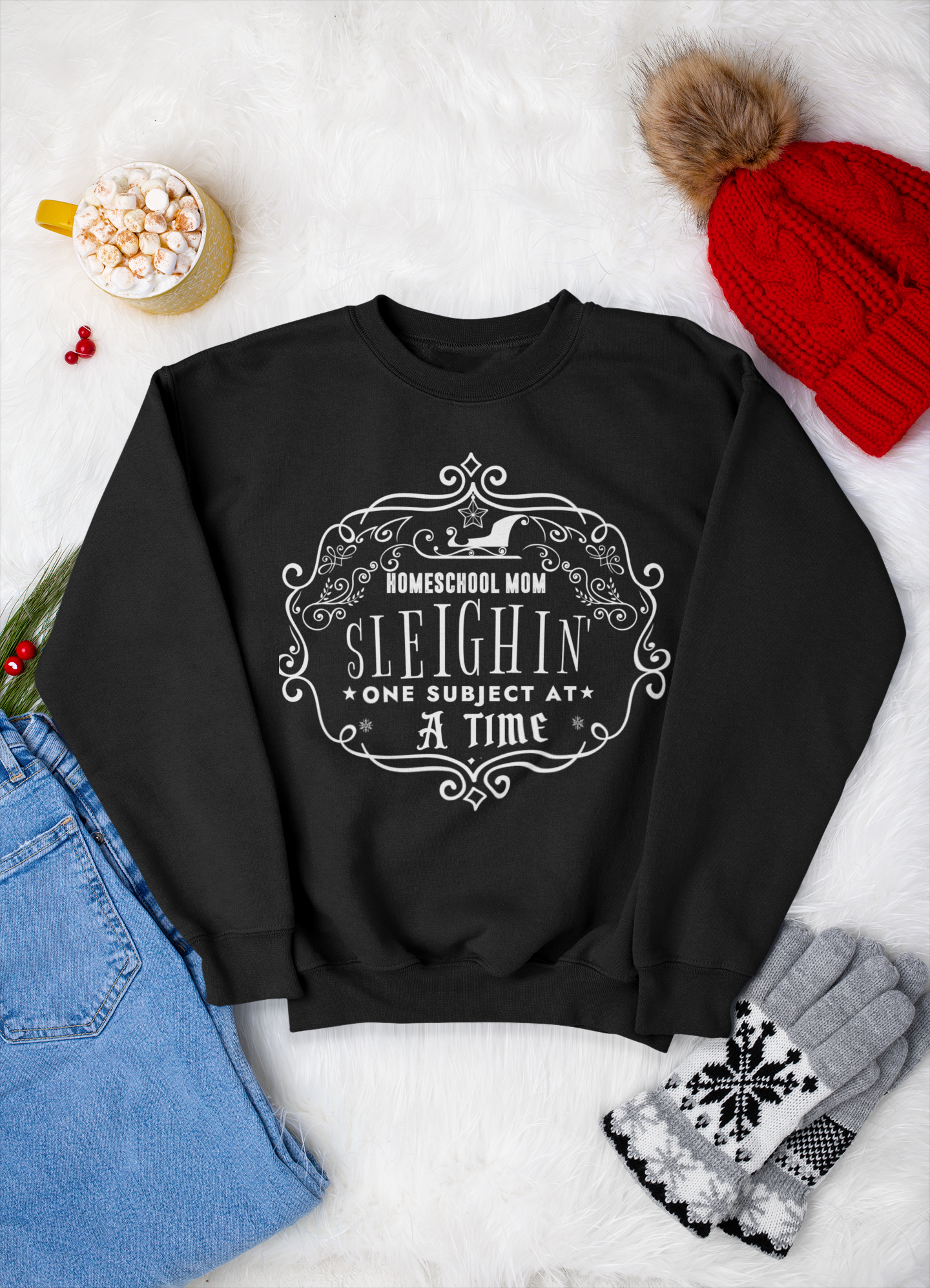 Sleigh Sweatshirt - Red