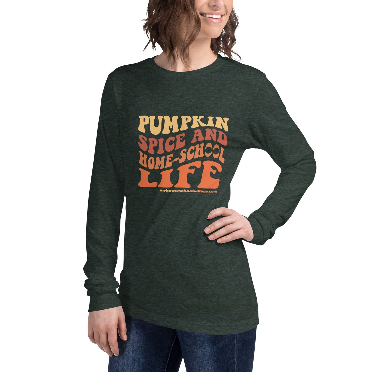 Pumpkin Soice Long Sleeve Tee