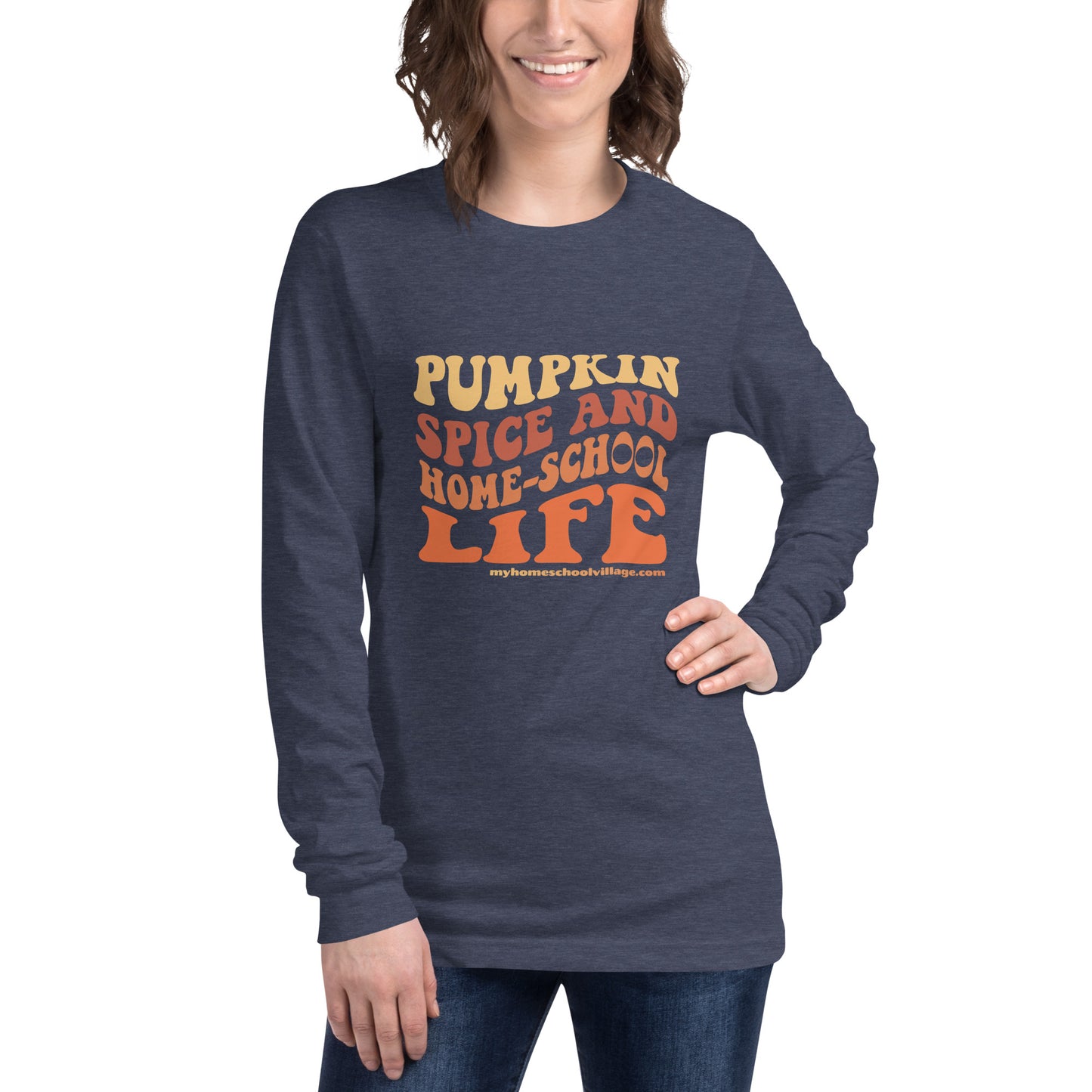 Pumpkin Soice Long Sleeve Tee