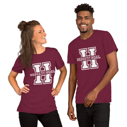 Homeschool "H" Unisex t-shirt