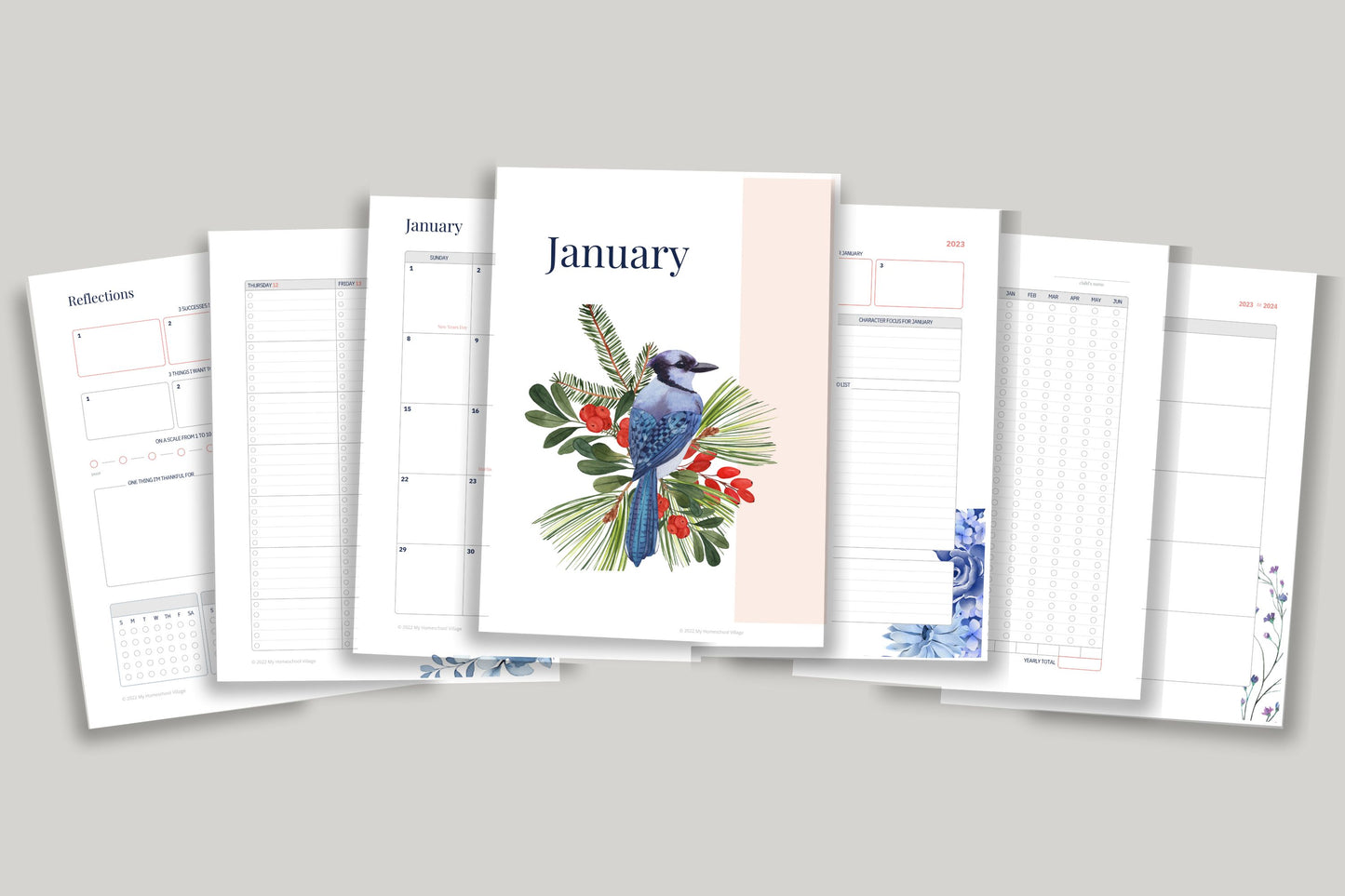 Homeschool Planner -Printed