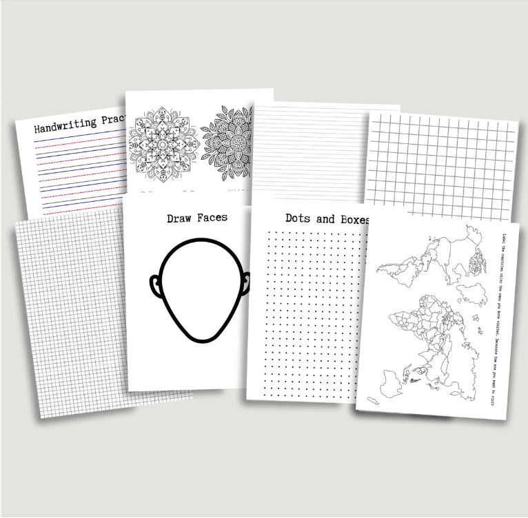 Educational Dry Erase Travel Book