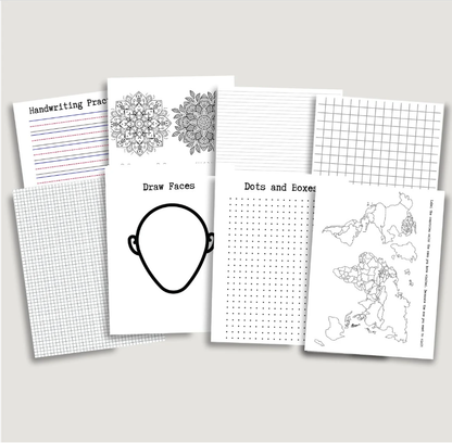 Educational Dry Erase Travel Book