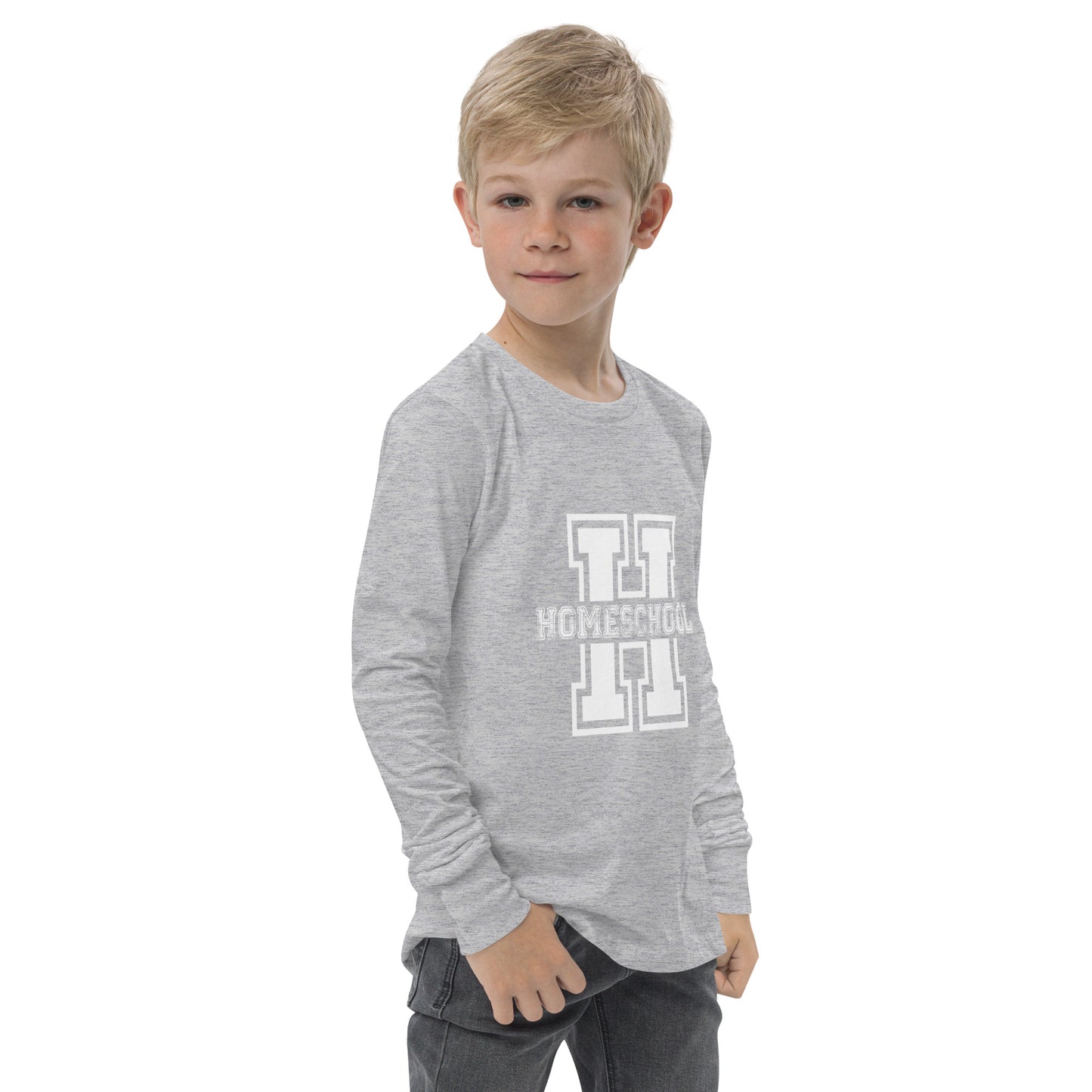 Youth long sleeve tee Homeschool H