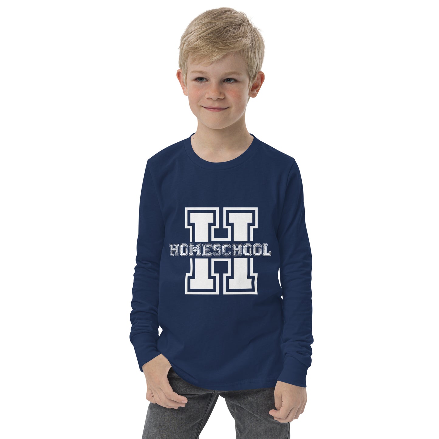 Youth long sleeve tee Homeschool H