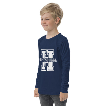 Youth long sleeve tee Homeschool H