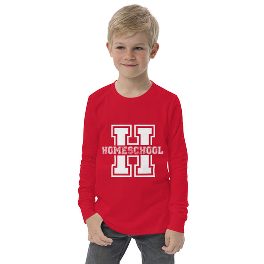 Youth long sleeve tee Homeschool H