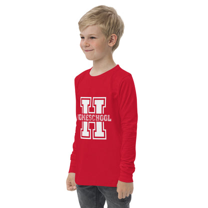 Youth long sleeve tee Homeschool H